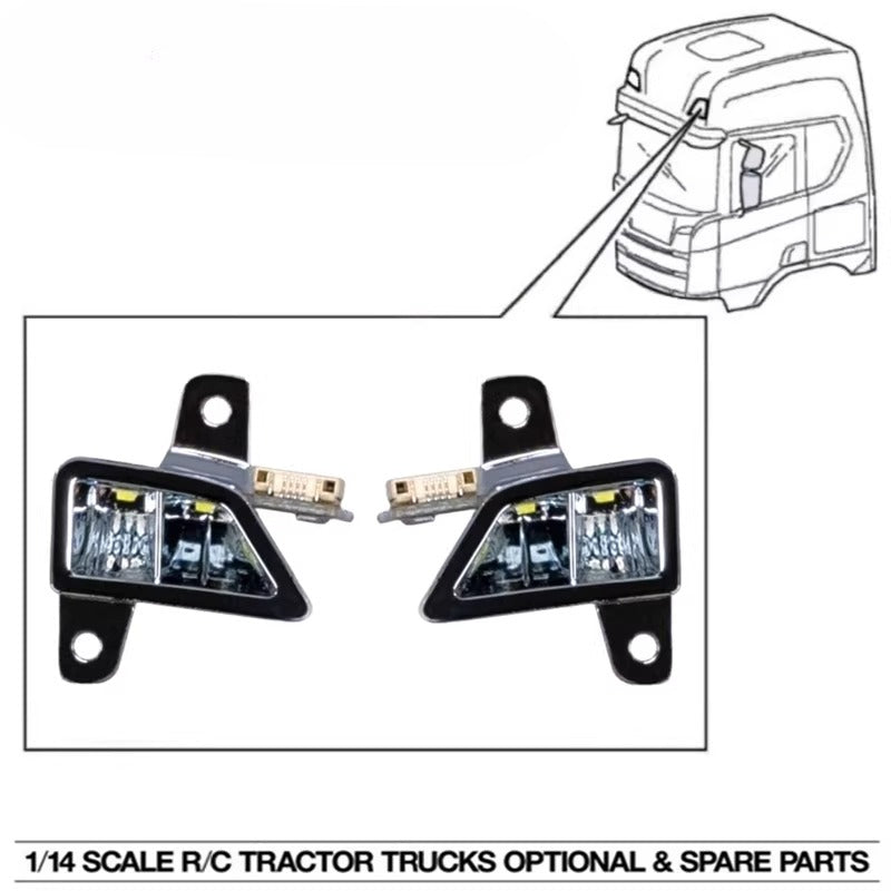JUWUBA TAMIYA 1/14 Scania 770S RC TRACTOR 56368 Roof built-in light CDD-AA8
