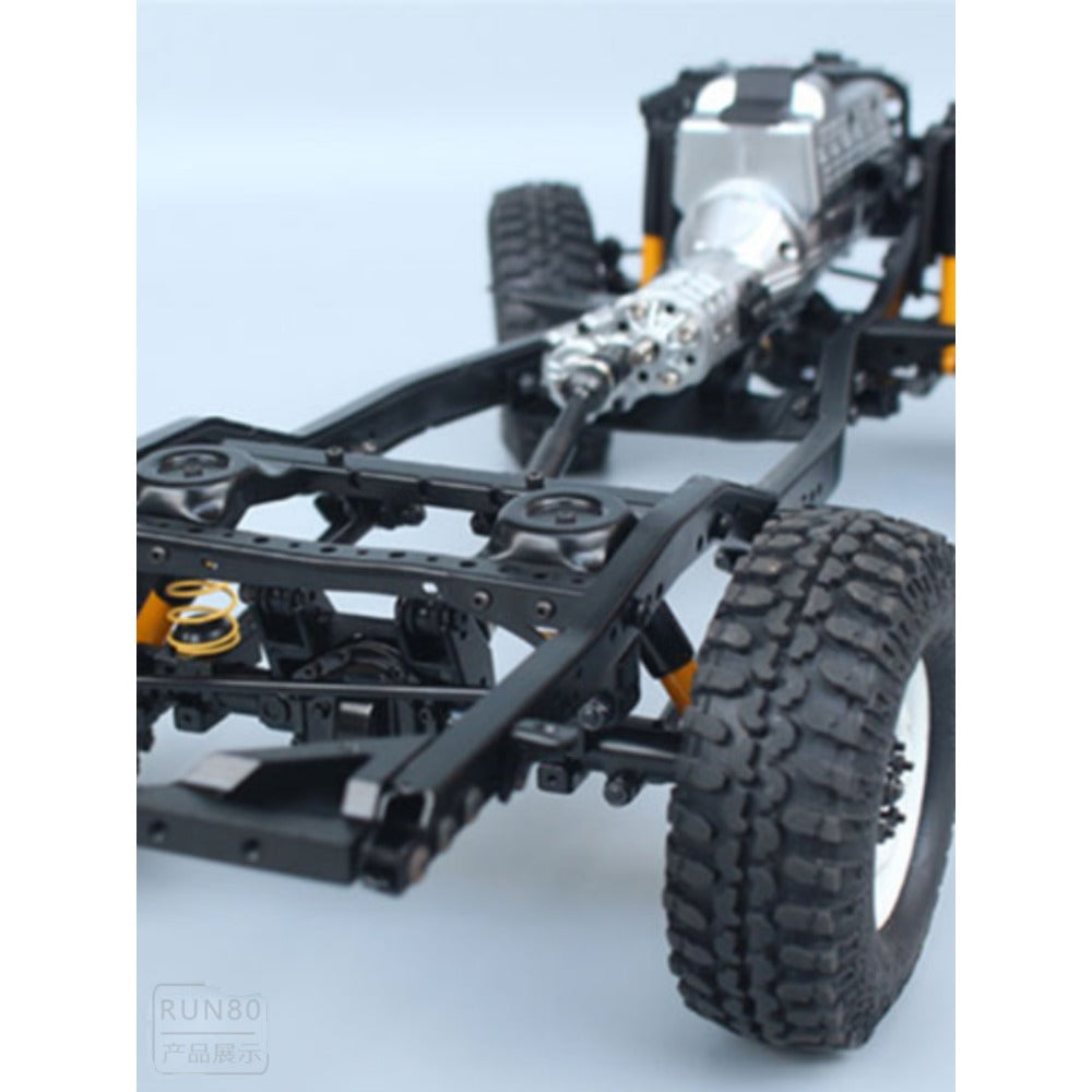 RCRUN RUN-80 LC80 1/10 Rc Climbing Car Frame and Shell Kit Adjustable Wheelbase