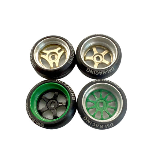 DMRACING NEZ 1/64 RC DRIFT CAR Metal Wheel Pom Tires