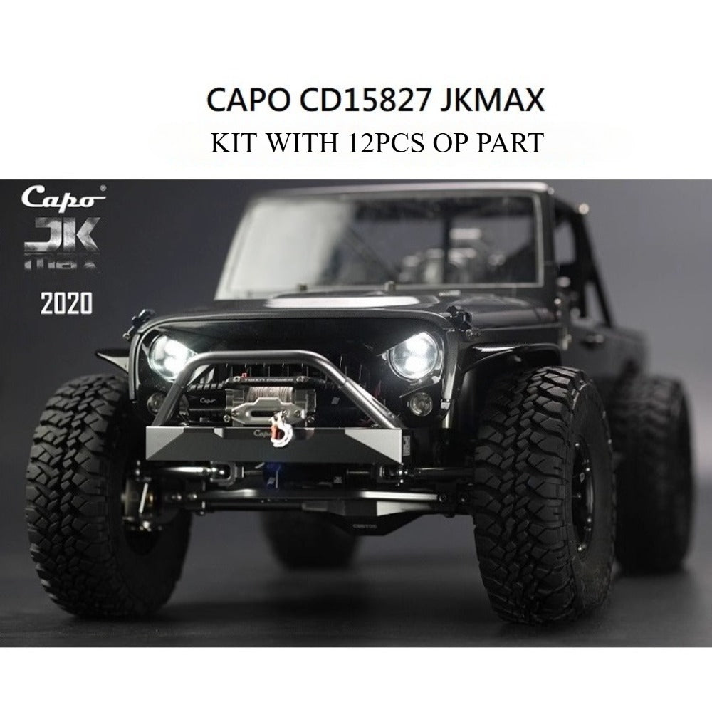 CAPO JKMAX CD15827 2020 1/8 RC CAR KIT with 12pcs OP Part