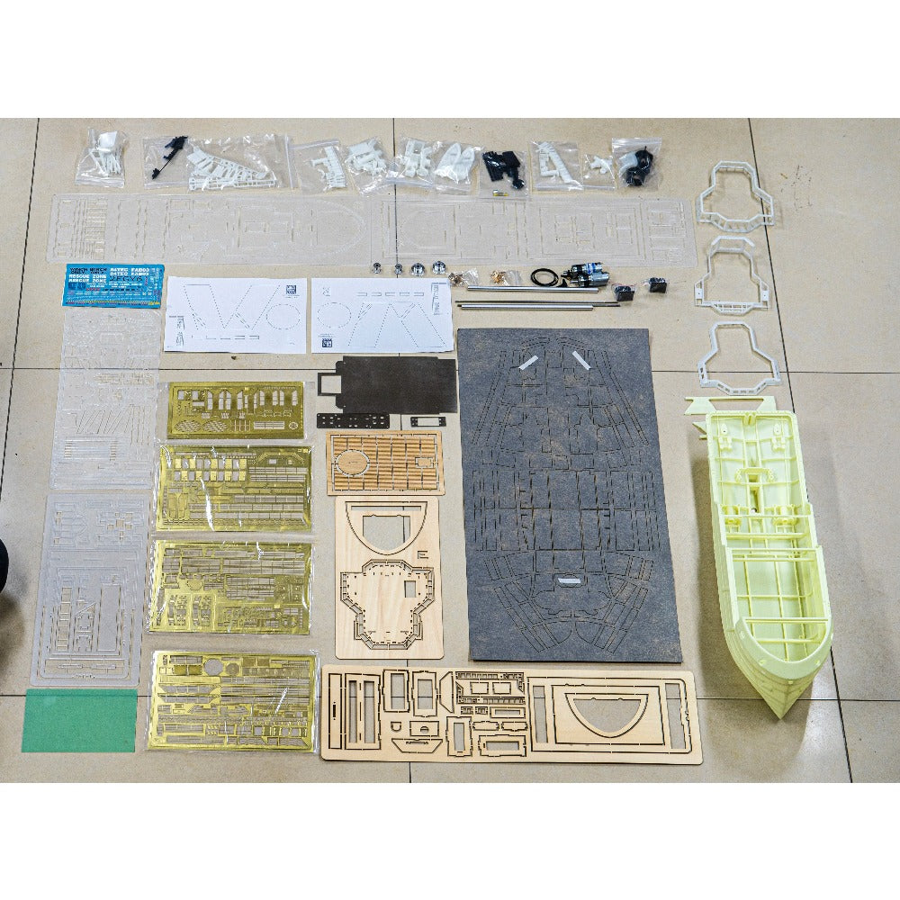 84 TEC FAB 1/72 Remote Control Rescue Boat KIT