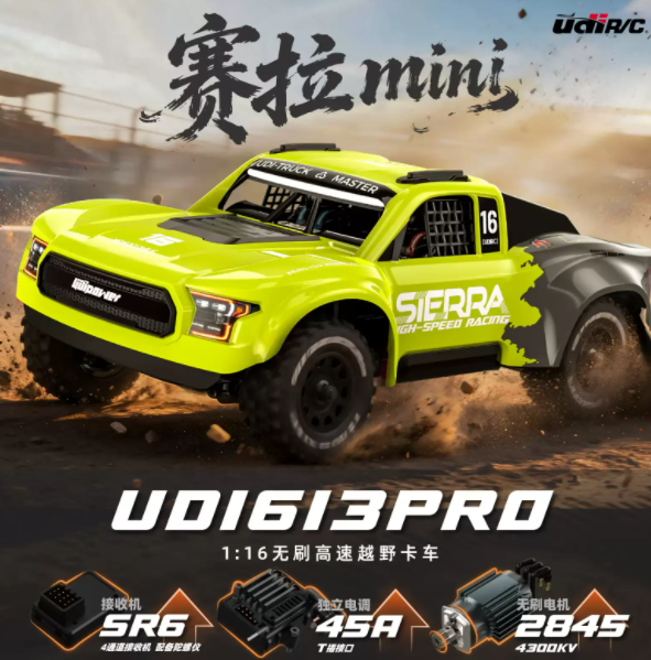 UDIRC 1613Pro 1/16 Brushless Remote Control Car RTR