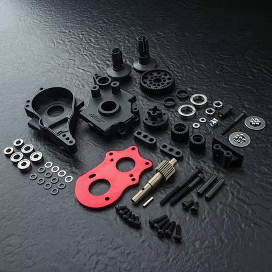 MST RMX/RRX Spur Rear Gearbox Motor Block Ball Differential Drive Kit 210651BK/R