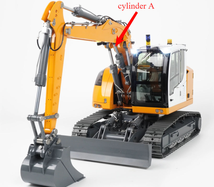 CUT 914/920 1/14 RC Hydraulic Excavator OP Original Parts Hydraulic Cylinder Lithium Battery Bucket Track Drive Wheel Collection
