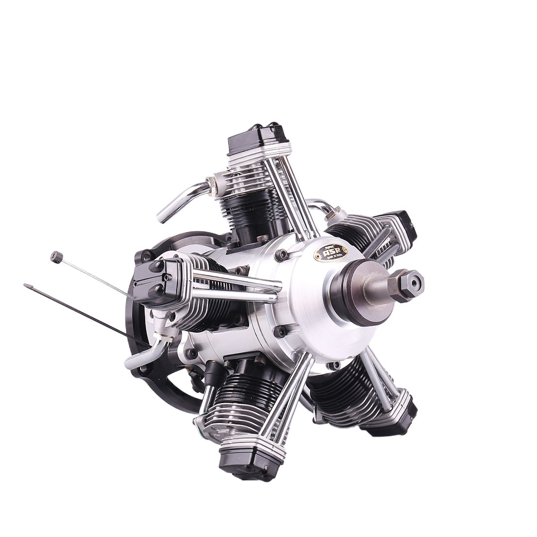 ASP FS400AR Five-cylinder Methanol Engine 65cc for Rc Fixed-wing Aircraft