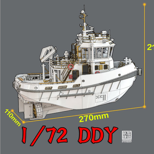 DDY 1/72 Controllable Submersible Assembly Boat Model KIT