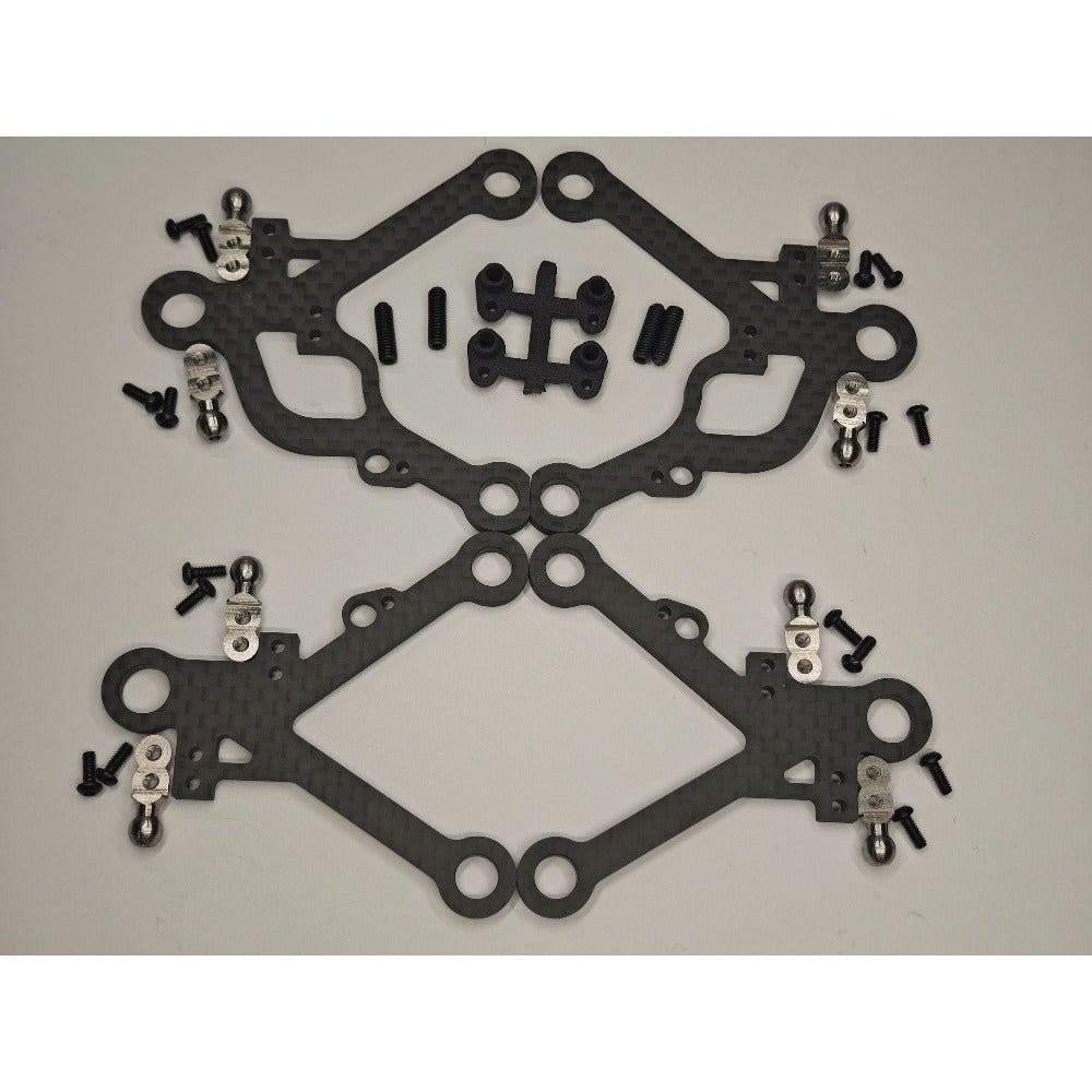3Racing Cero Mini M210 M225 FWD RC DRIFT CAR Carbon Fiber Lower Swing Arm