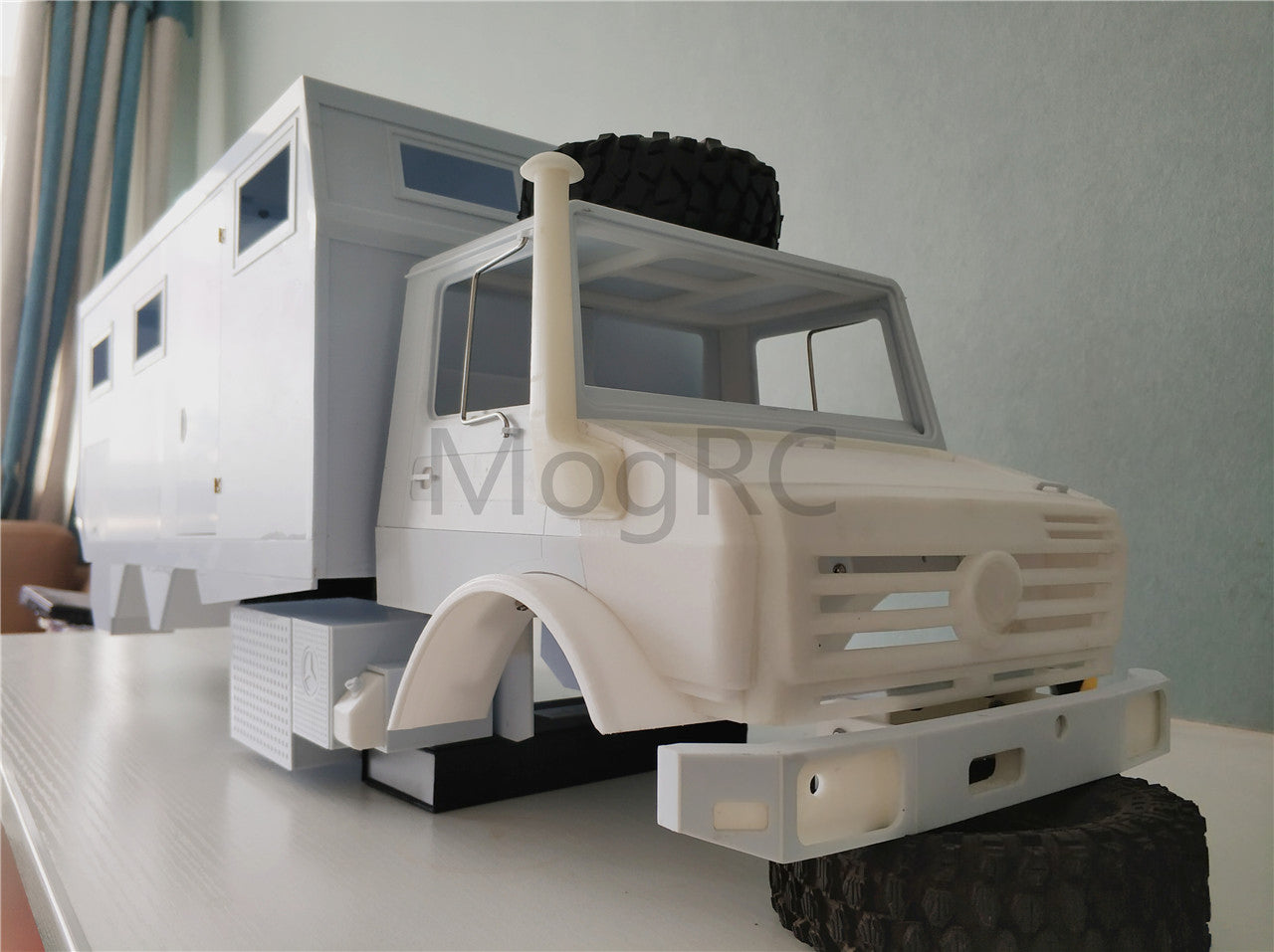 1/10 TRX6 SCX10 90046 Rc Car 3D Printed Unimog U5000 RV, Plastic Case 313 324mm Wheelbase