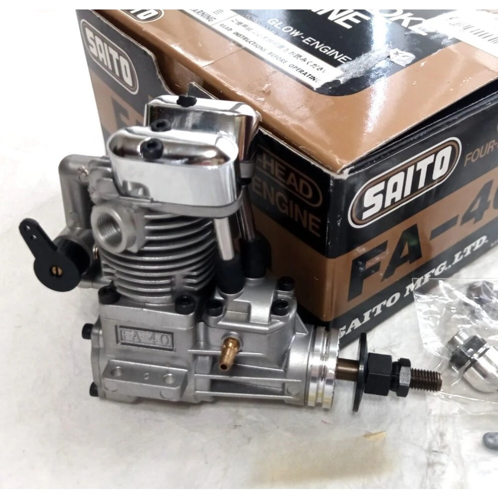 SAITO FA-40A Engine Four-stroke Engine 6.6cc for Rc Fixed-wing Aircraft