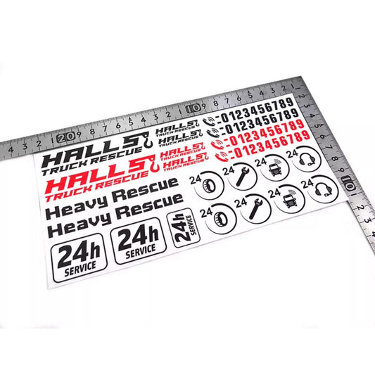 1/14 Tamiya volvo FH16 750 56360 56375 56362 Rc Tractor sticker D409