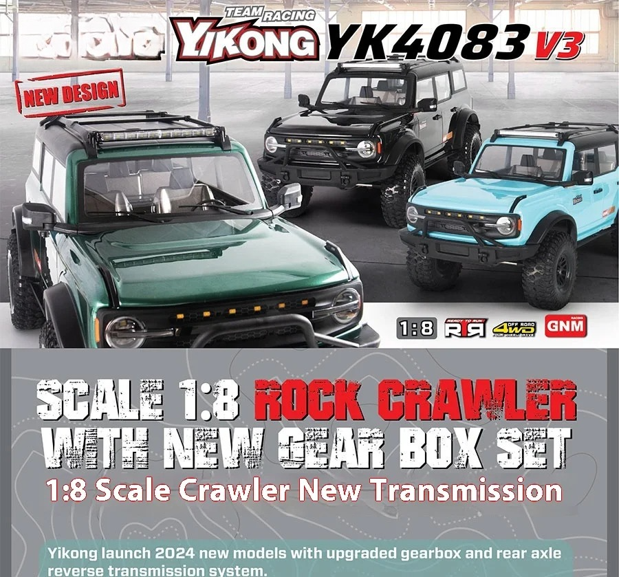 YIKONG YK4083 V3 1/8 4wd Rc Car RTR