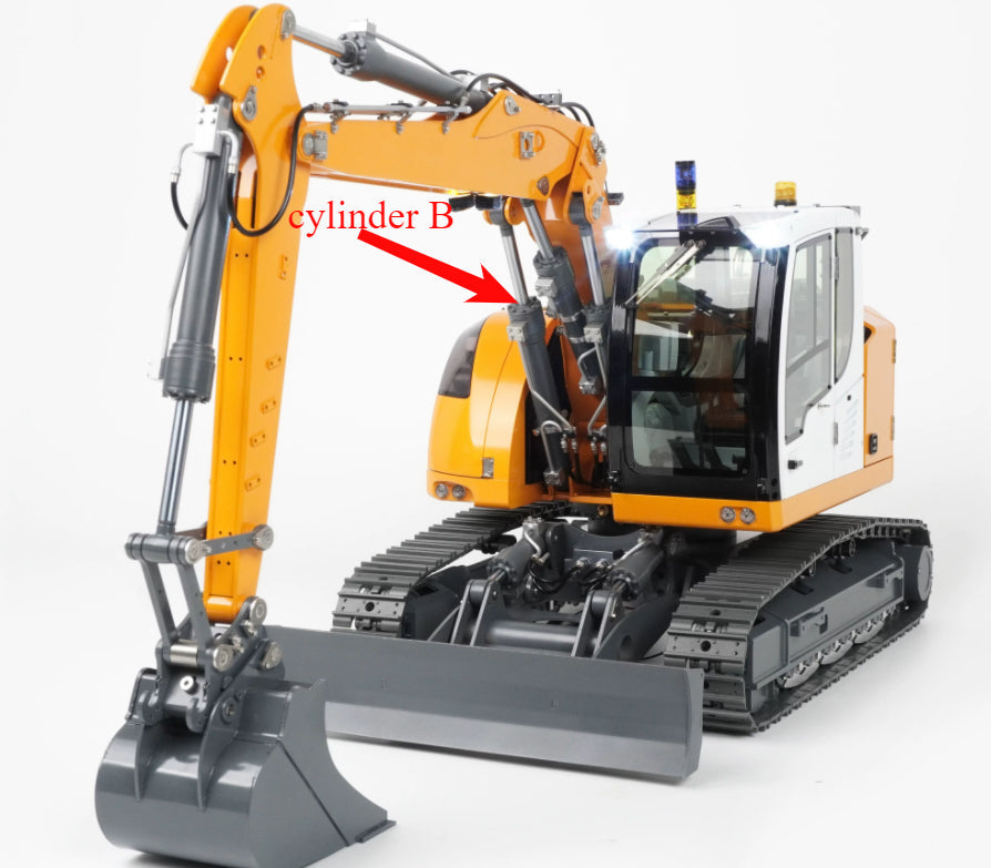 CUT 914/920 1/14 RC Hydraulic Excavator OP Original Parts Hydraulic Cylinder Lithium Battery Bucket Track Drive Wheel Collection