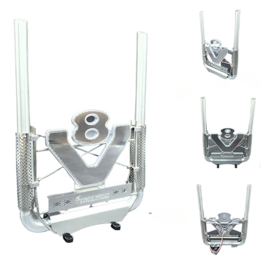 Degree Tamiya 1/14 Scania R620 770s 56379 56368 Metal Exhaust Pipe Model WITH 7 Color Switch DC3V