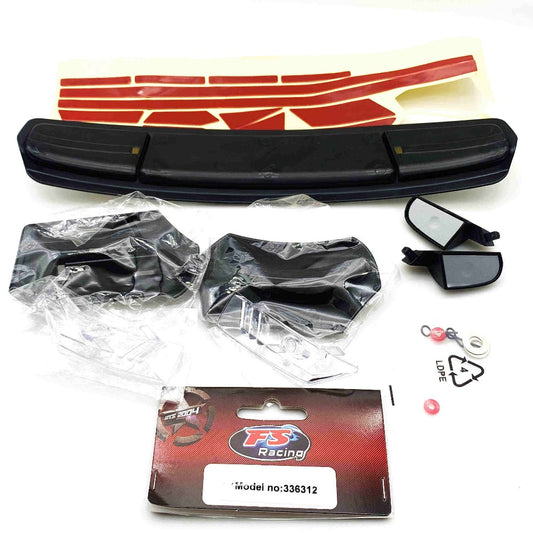 FS RACING FSR 1/7 GT RC CAR Lamp Holder + Rearview Mirror 336312