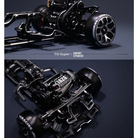 TG SUPER TGS TT ULTRA 1/24 RWD RC DRIFT CAR Universal Metal Motor Gear WITH Belt