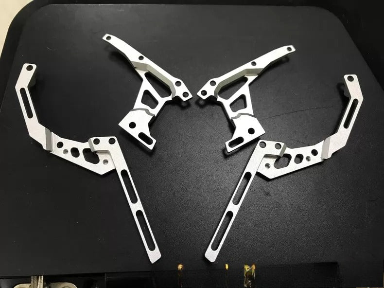 Ma racing 1/24 Dma Rwd Rc Drift Car Op Cnc Aluminum Alloy Eyebrow Rear Fin Spoiler Titanium Alloy Roll Frame