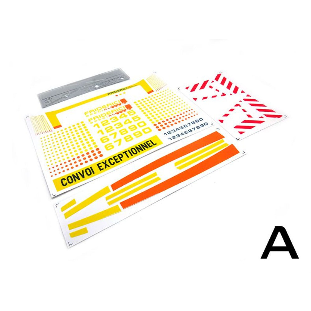 kaya 1/14 Tamiya 56375 56360 56362 FH16 Rc Tractor UV Sticker KUV004