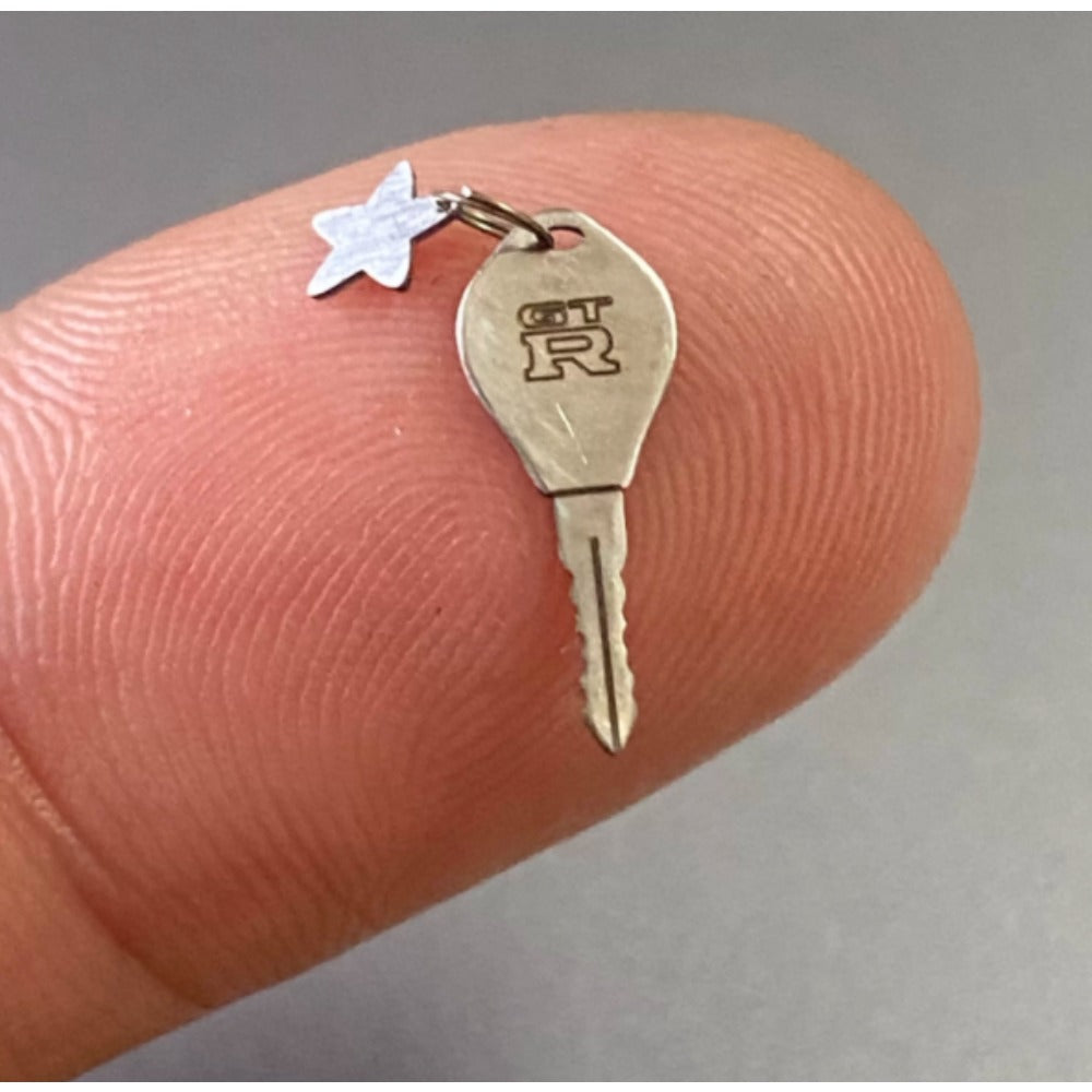 CAPO CD15829 GTR R34 1/8 Rc Car OP PART Acrylic lens metal key model