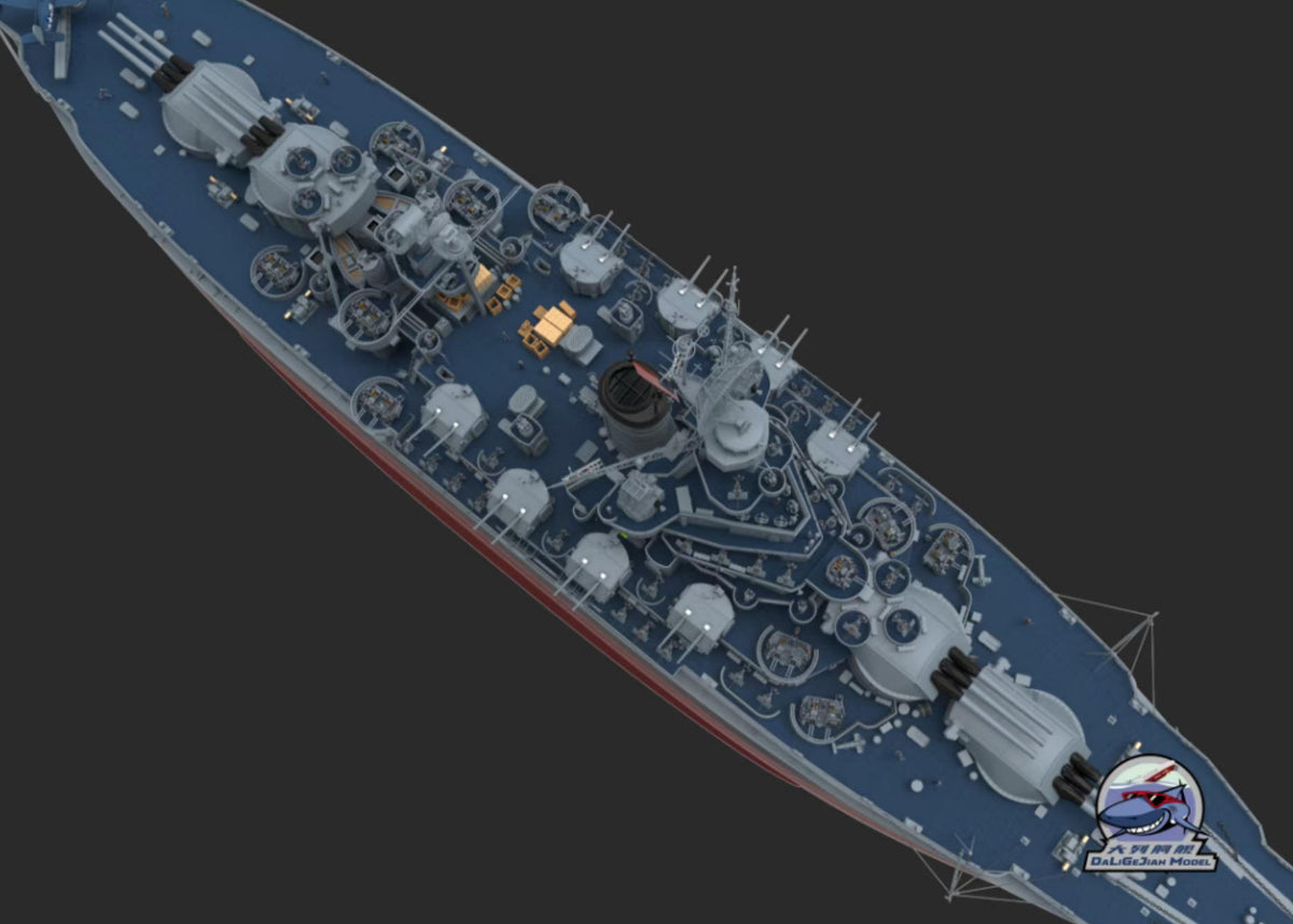 CY MODEL CY103PRO 1/350 USS BB-38 Pennsylvania Professional Version w/soldier Battleship MODEL KIT