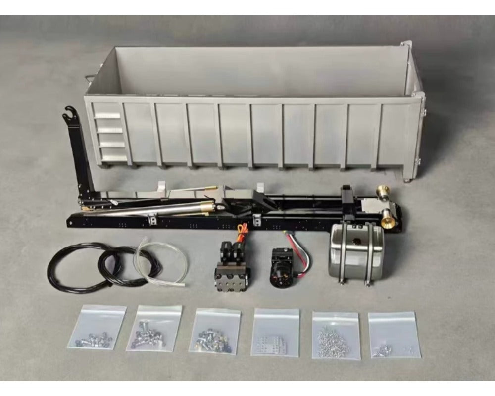 1/14 Tamiya Rc Tractor Full Metal Hydraulic Roll-on and Roll-off Truck Modification Kit