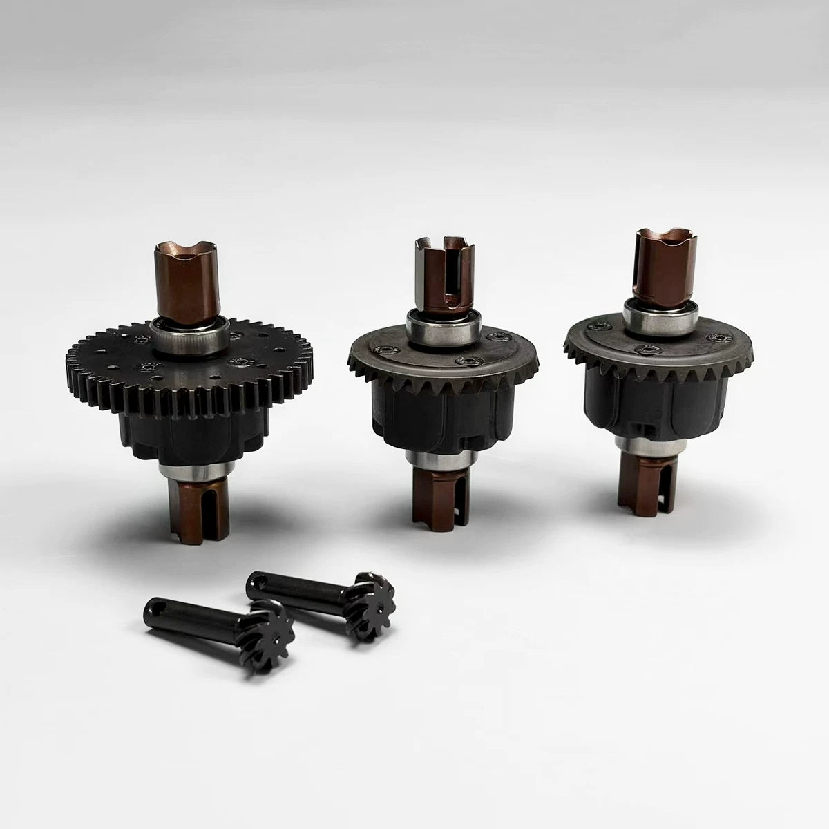 KKPIT-KRL-XNR RC CAR front and rear differential assembly x2 + central differential assembly -33052 33053 33054