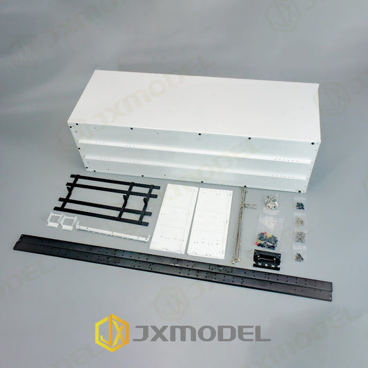 JXmodel 1/14 Metal Container  White Coating 608x217x187mm