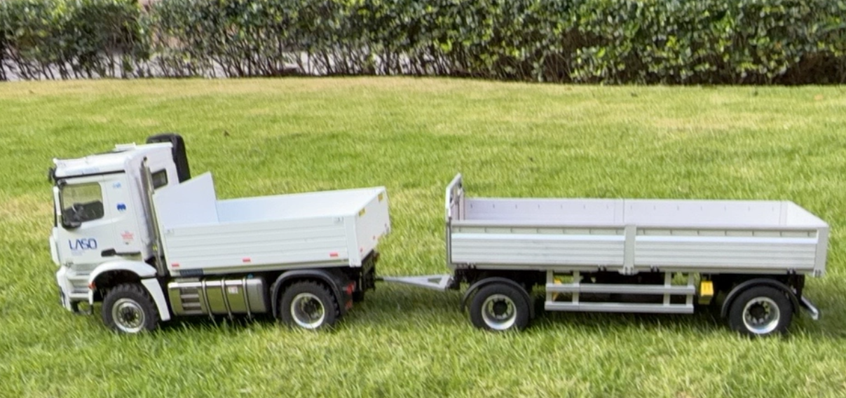 JXMODEL JX-QG02 1/14 All-metal trailer KIT adapts to SFROG BM214 RC hydraulic mini forklift