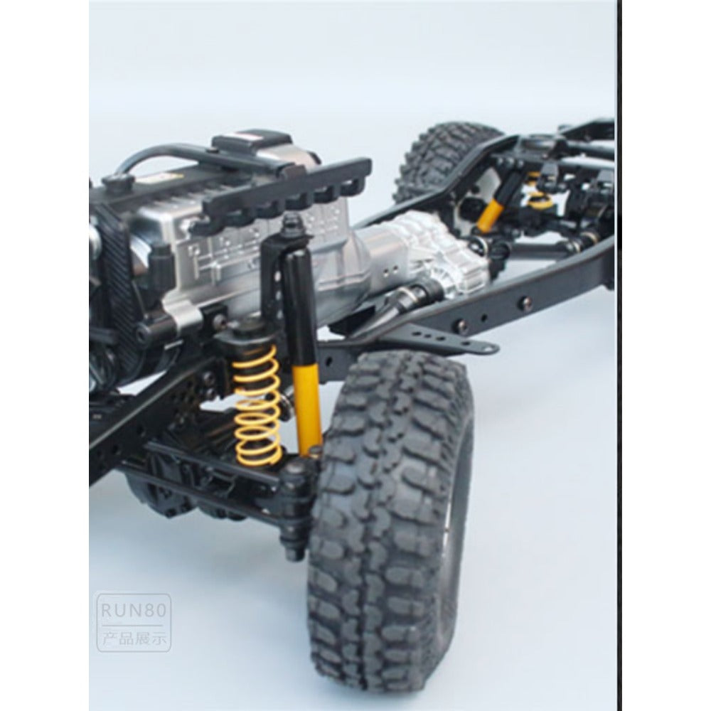 RCRUN RUN-80 LC80 1/10 Rc Climbing Car Frame and Shell Kit Adjustable Wheelbase