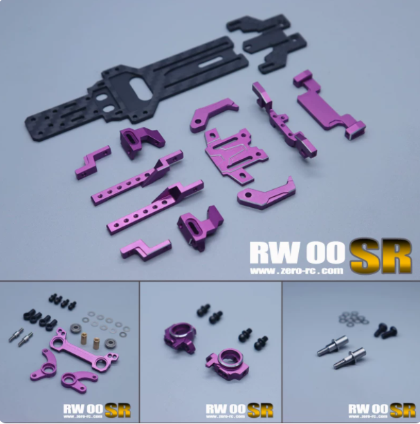 ZERORC RW00S/SR 1/24 RWD RC DRIFT CAR RW00S Upgrade RW00SR OP PART