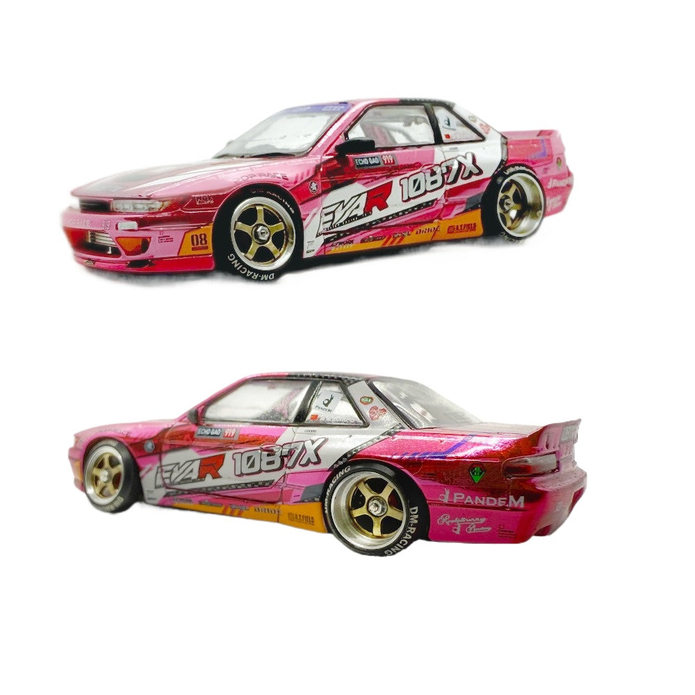 DMRACING NEZ 1/64 RC DRIFT CAR Metal Wheel Pom Tires