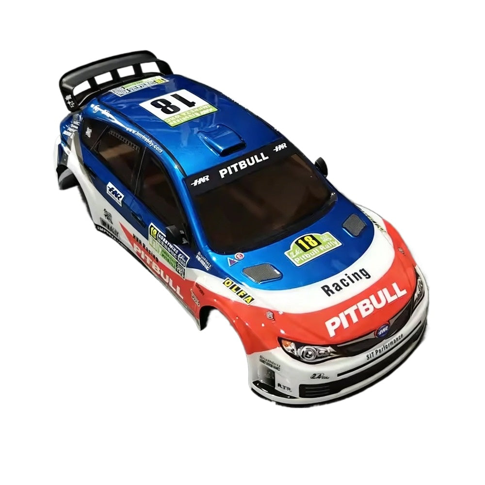 HNR H98349 Ready Assembled PVC Plastic Shell Fit H9804 Foxhound 1/10 RC Rally Car