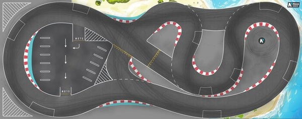 NESS 1/24 1/28 RC DRIFT CAR Pro Track 2.4m Width Series