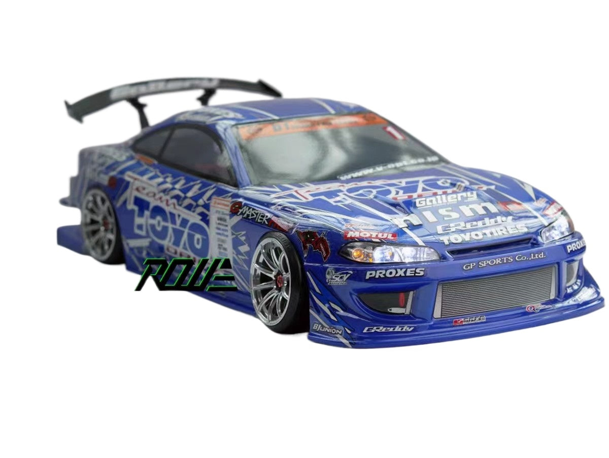 3RACING D6 SPORT 1/10 RWD Brushless S15 with Light RC DRIFT CAR RTR
