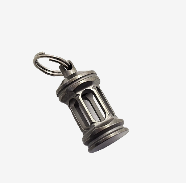 Titanium Alloy Tritium Lamp Keychain Housing 3x22.5mm