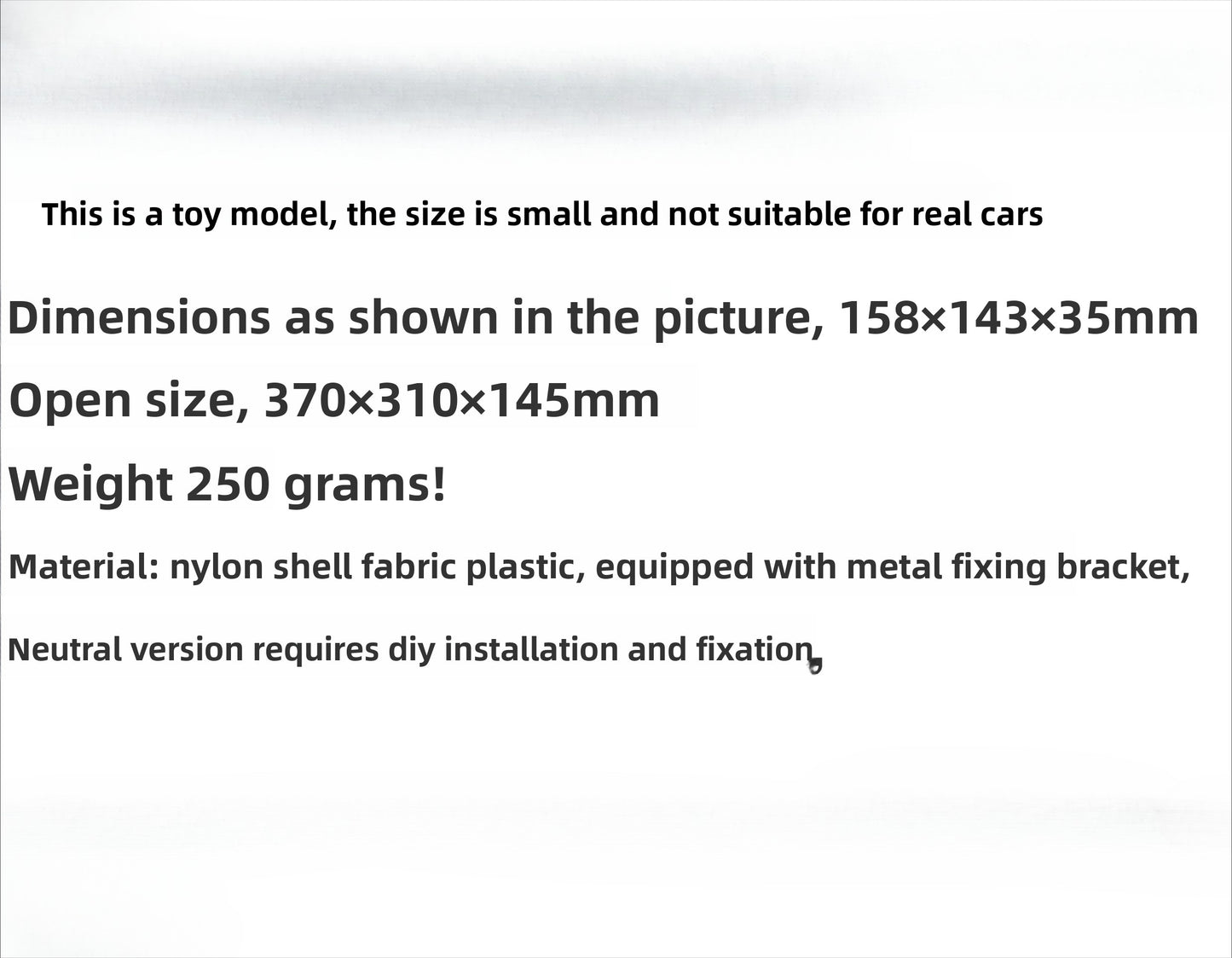 1/10 trx4 scx10 rc car roof tent model 158x143mm