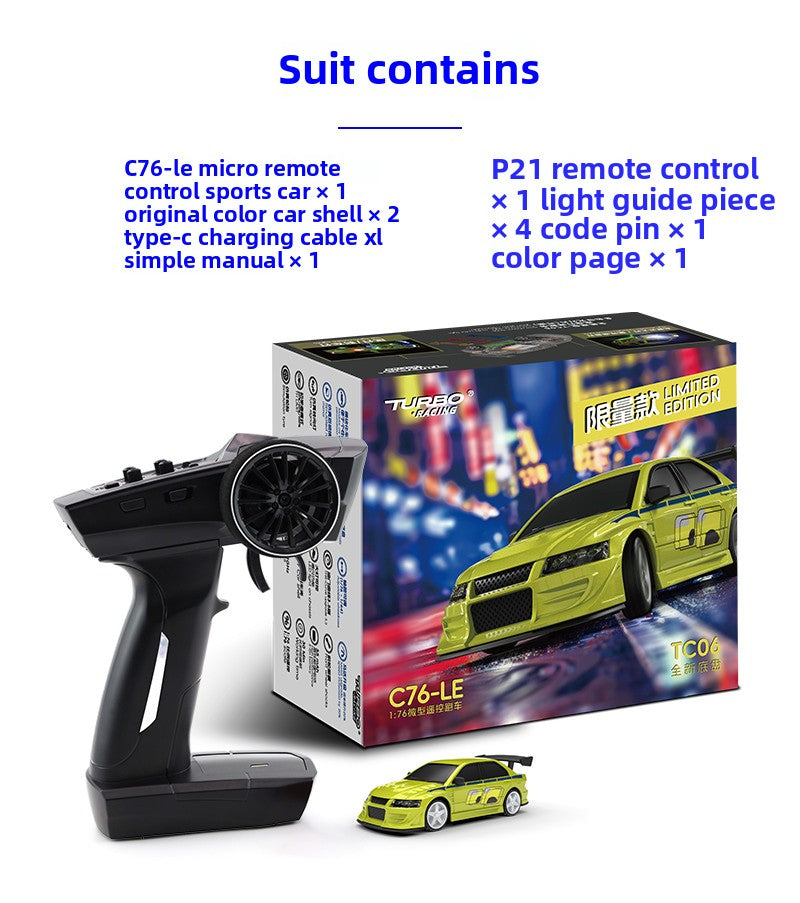 Turbo Racing 1/76 C76 Limited Edition Rc Car RTR
