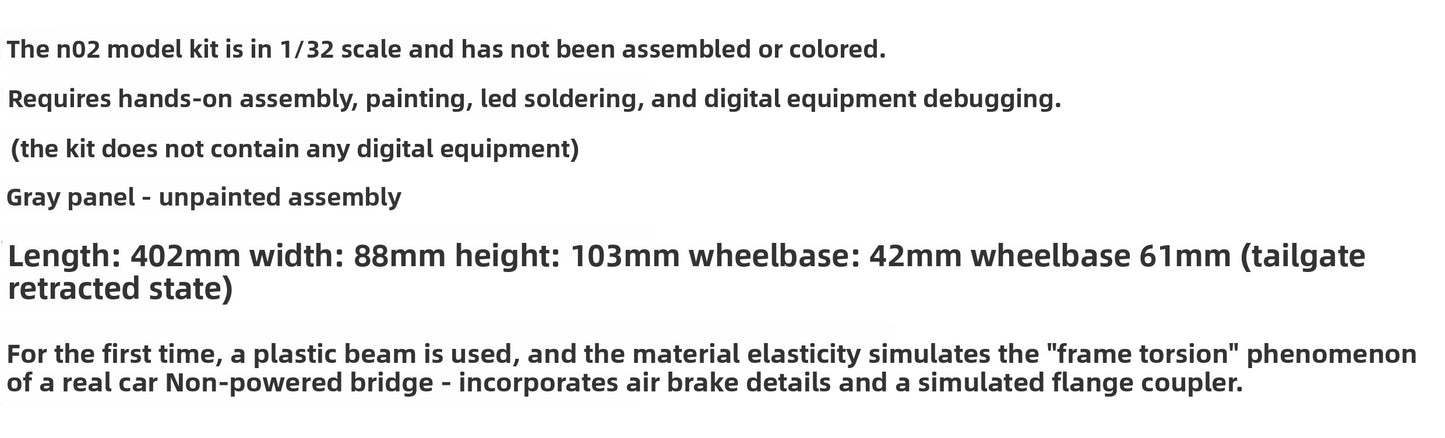 Orlando Hunter 1:32 N02 Tablet Trailer KIT